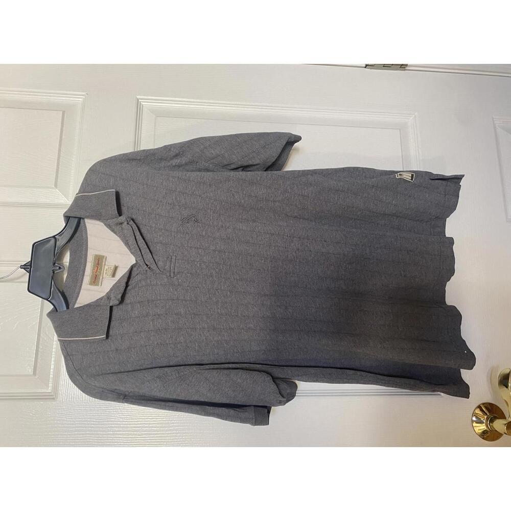 Original Island Sport Men's Gray Polo Shirt Medium